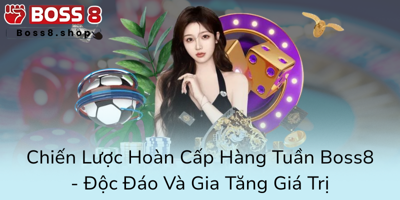 Khuyến Mãi Hoàn Trả Tại Boss8 - Chiến Lược Nâng Cao Lợi Nhuận Và Trải Nghiệm Cá Cược Đỉnh Cao 2 Chien Luoc Hoan Cap Hang Tuan Boss8 Doc Dao Va Gia Tang Gia Tri0